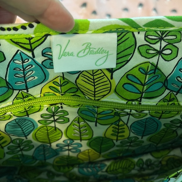 Vera Bradley mother daughter purses. Never used. Like new. Limes up pattern. - Picture 3 of 9